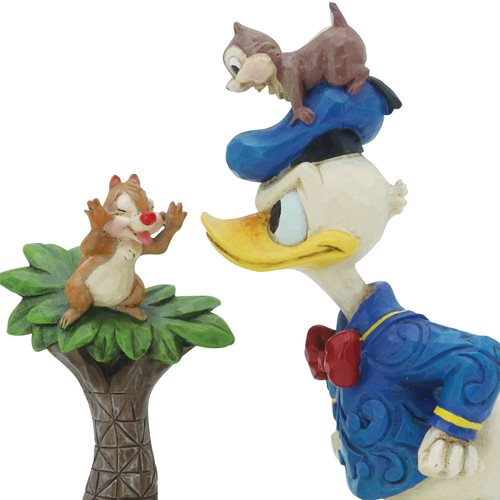 Disney Traditions Donald with Chip and Dale by Jim Shore Statue