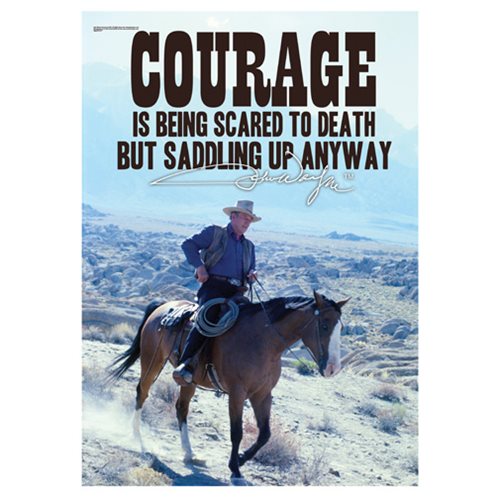 John Wayne Courage MightyPrint Wall Art Print