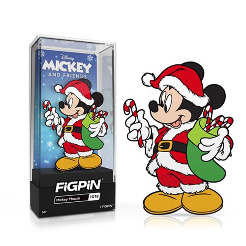 Mickey and Friends Holiday Mickey Mouse FiGPiN 3-Inch Enamel Pin