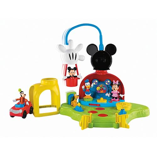 Mickey Mouse Clubhouse Mickey's Surprise Clubhouse Playset - Fisher ...