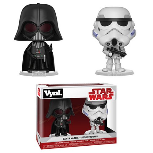 Star Wars Darth Vader and Stormtrooper Vynl. Figure 2-Pack