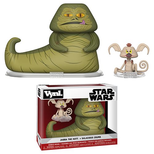 Star Wars Jabba and Salacious Crumb Vynl. Figure 2-Pack