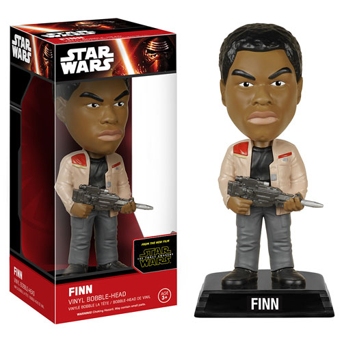 Star Wars Ep. 7 The Force Awakens Finn Bobble Head, Not Mint