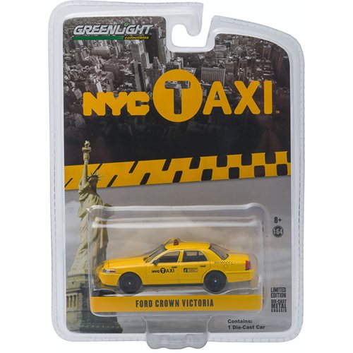 2011 Ford Crown Victoria NYC Taxi 1:64 Scale Die-Case Metal Vehicle -  Classic Cars