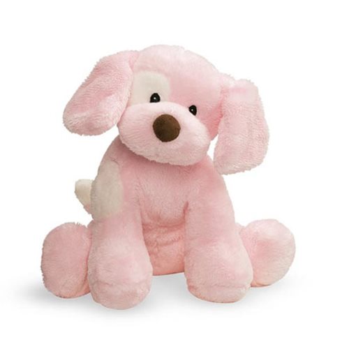 Spunky Dog Pink Sound Toy 8-Inch Plush