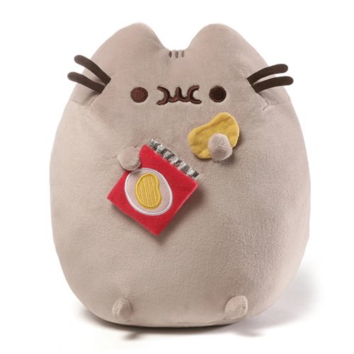 Pusheen the Cat Chips Snackable 9 1/2-Inch Plush
