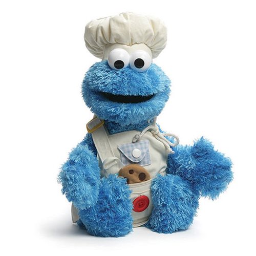 Sesame Street Cookie Monster Chef Teach Me 17-Inch Plush