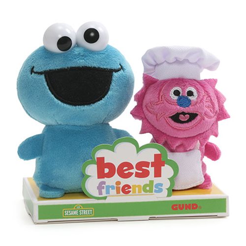 Sesame Street Cookie Monster and Gonger BFF Plush Set
