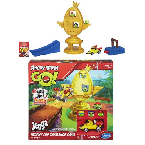 Angry Birds Go! Jenga Trophy Cup Challenge Game - Hasbro - Angry Birds ...
