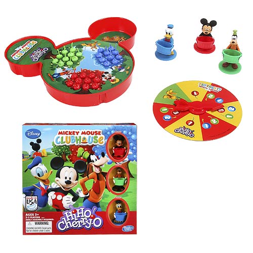 Mickey Mouse Clubhouse Hi Ho Cherry O Game Hasbro Games Mickey Mouse Games At 