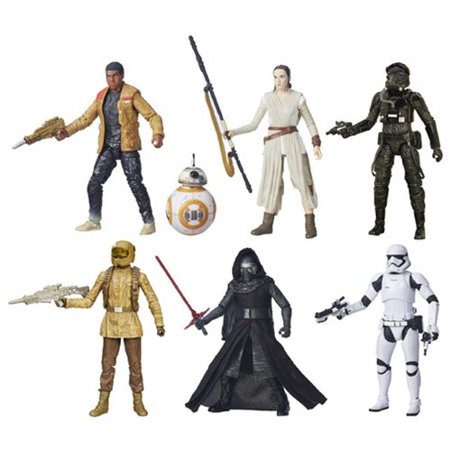 Star Wars VII The Black Series 6-Inch Action Figures Wave 3 Set of