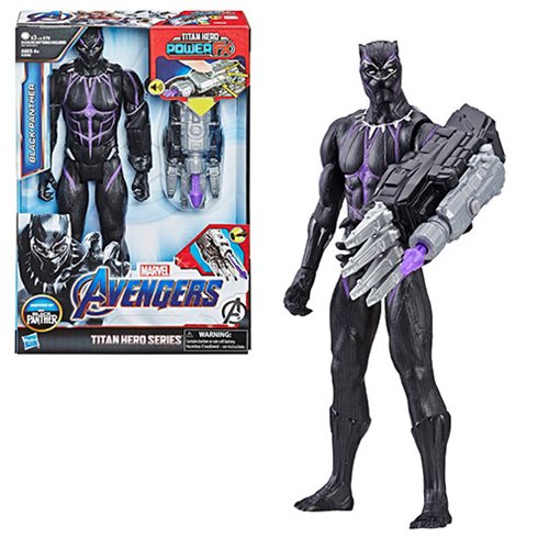 Avengers: Endgame Titan Hero Power FX Black Panther 12-Inch Action Figure