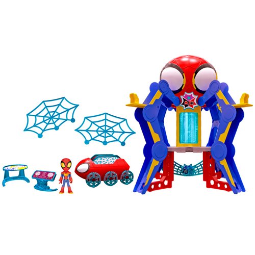 Spider-Man Spidey and His Amazing Friends Web-Spinners Web-Quarters Playset