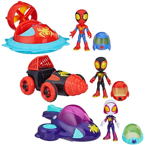 Spidey and His Amazing Friends Webspinner Vehicles Wave 1 -  Spider-Man