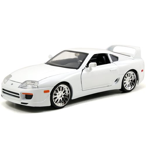 Fast and Furious Brian's White Toyota Supra 1:24 Scale Die-Cast Metal Vehicle -  Fast and the Furious, 97375