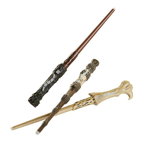 Deluxe Harry Potter Wand with Light Magic Costume Halloween Daniel Radcliffe