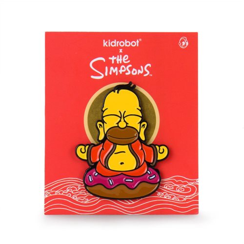 Homer Buddha Enamel Pin