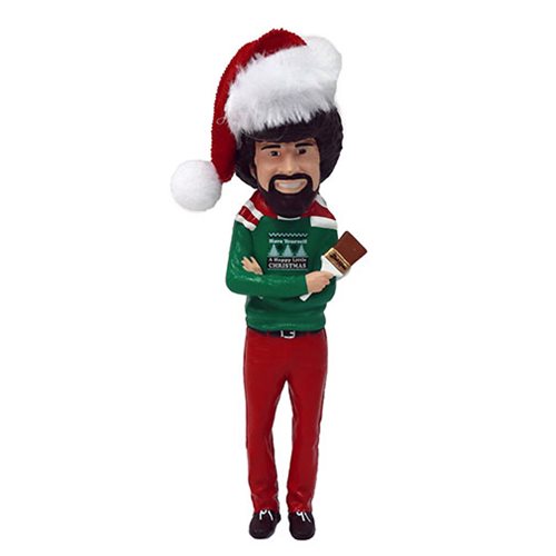 Bob Ross with Hat 5-Inch Blow Mold Ornament