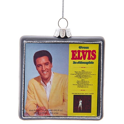 Elvis From Elvis to Memphis Album Ornament