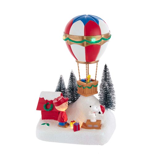 Peanuts Hot Air Balloon Musical Light-Up Table Piece