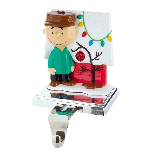 Peanuts Charlie Brown and Doghouse 5-Inch Stocking Holder