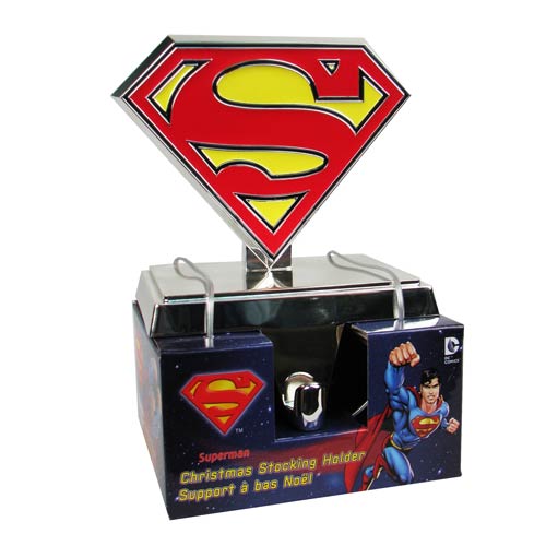 Calza Della Befana Di Natale In Peluche Superman Con Mantello – 48 Cm – Decorazione Natalizia Ufficiale DC Comics