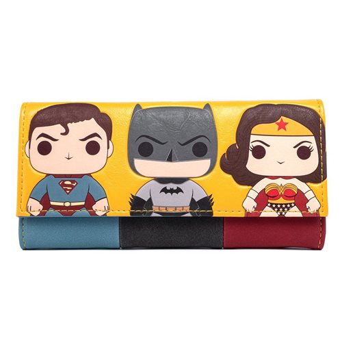 DC Heroes Pop! by Loungefly Flap Wallet