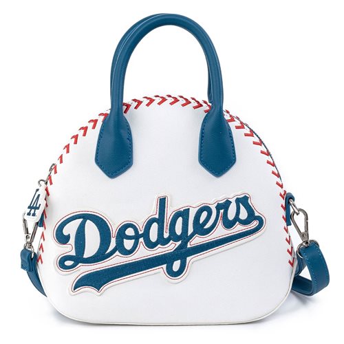 MLB Los Angeles Dodgers Stitch Baseball Crossbody Purse
