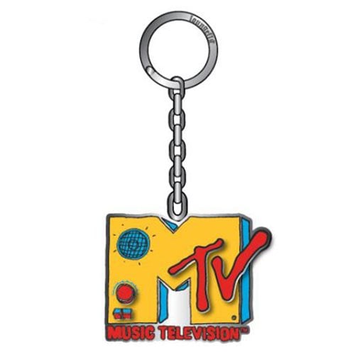 MTV Logo 2 1/2-Inch Enamel Key Chain