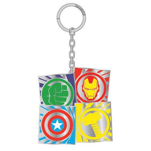 Marvel Classic Avengers Logos Key Chain