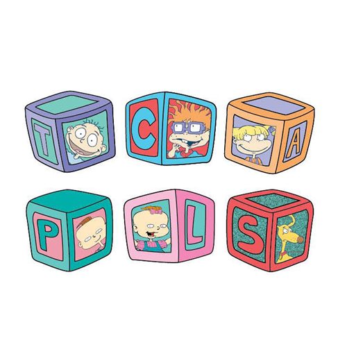 Rugrats Alphabet Blocks Random Blind Box Enamel Pin