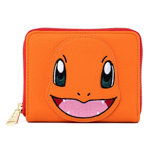 Pokemon Charmander Head Zip-Around Wallet