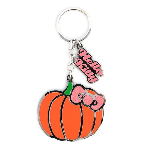Hello Kitty Pumpkin Spice Enamel Key Chain