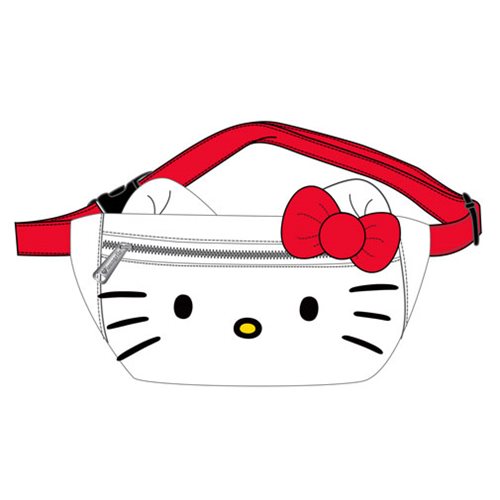 Hello Kitty Faux Leather Face Fanny Pack