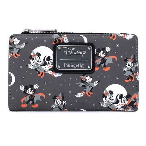 Disney Mickey and Minnie Halloween Flap Wallet