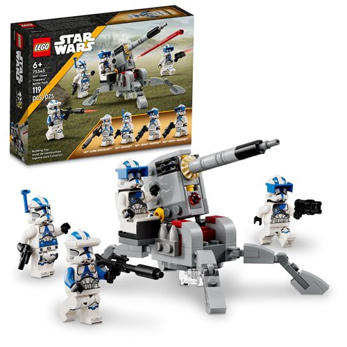 Star Wars: The Clone Wars 501st Clone Troopers Battle Pack - Lego 75345