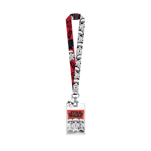 Star Wars Stormtroopers Lanyard with Soft Touch Dangle