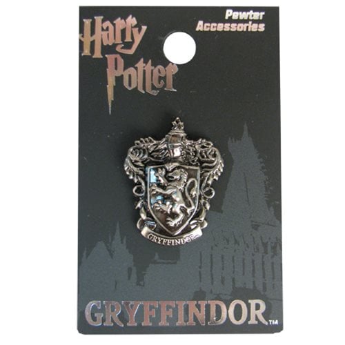 Harry Potter Gryffindor Crest Pewter Lapel Pin