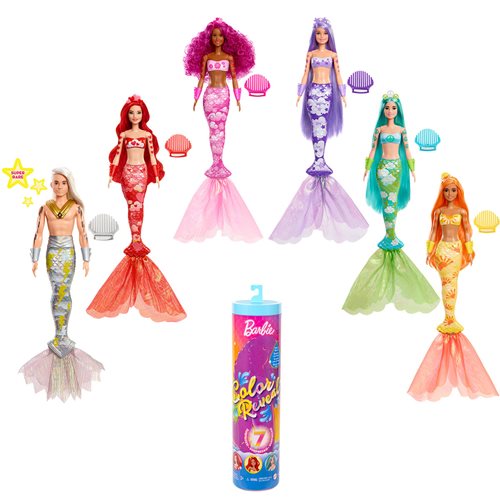 Barbie Color Reveal Sweet Fruit Doll Display Case of 6