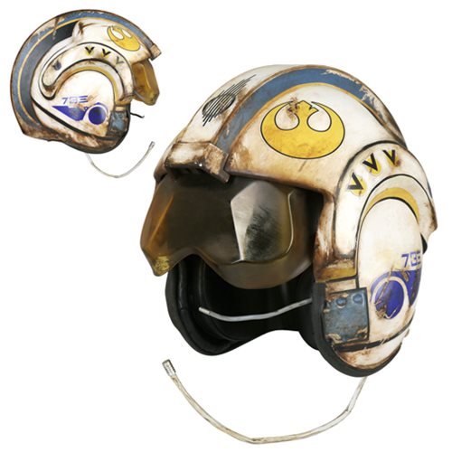 Star Wars TFA Rey Salvaged X-Wing Pilot Helmet Prop Replica