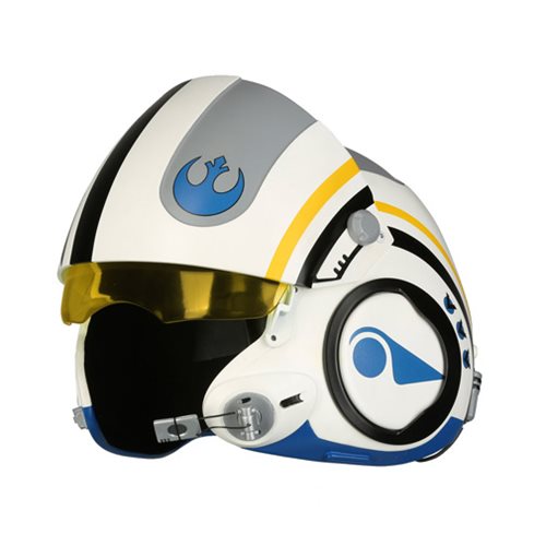 Star Wars TFA Poe Dameron Blue Squadron Helmet Prop Replica