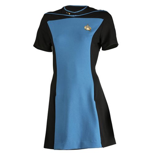 Star Trek TNG Woman's Skant Sciences Blue Uniform Dress