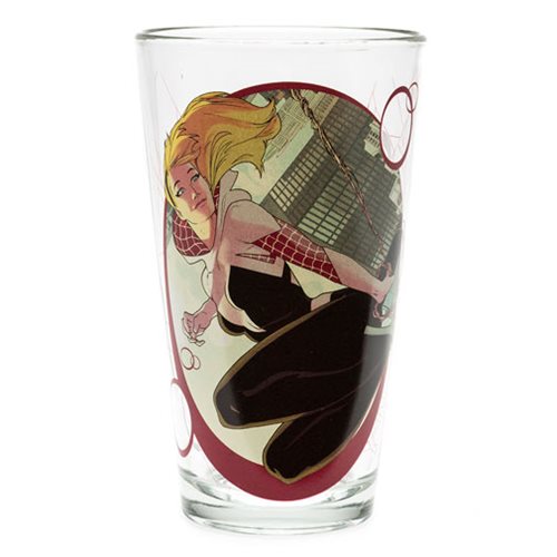UPC 855289001428 product image for Spider Gwen Toon Tumbler Pint Glass | upcitemdb.com