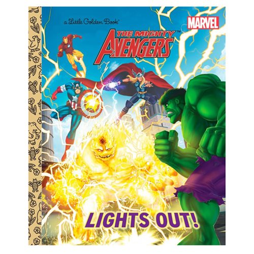 Marvel Mighty Avengers Lights Out! Little Golden Book