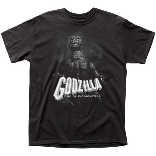 Godzilla Black and White King of the Monsters T-Shirt