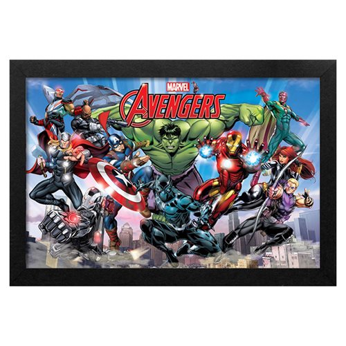 Avengers Ultimate Assemble Framed Art Print