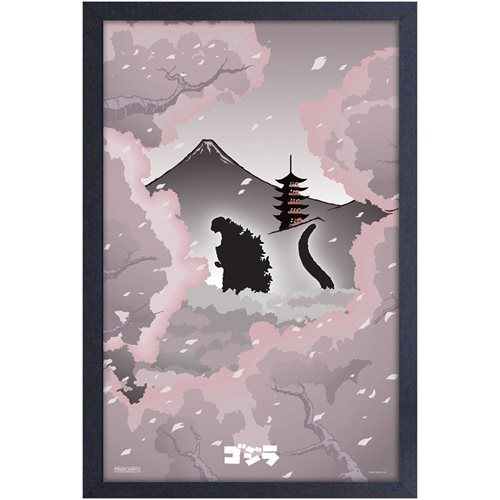 Godzilla Blossoms Framed Art Print