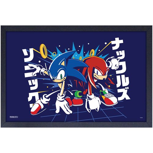 Sonic the Hedgehog Race Framed Art Print