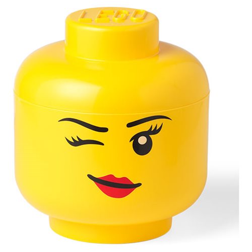 LEGO Large Winking Girl Storage Head