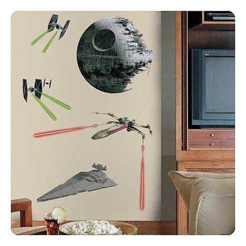 Star Wars Classic Ships Giant Wall Decal